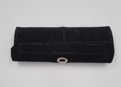 10 Pocket Leather Show Comb Pouch