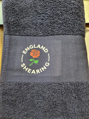 Bath Towel with ENGLAND SHEARING Logo
