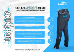 Fagan Blue LIghtning Jeans NEW