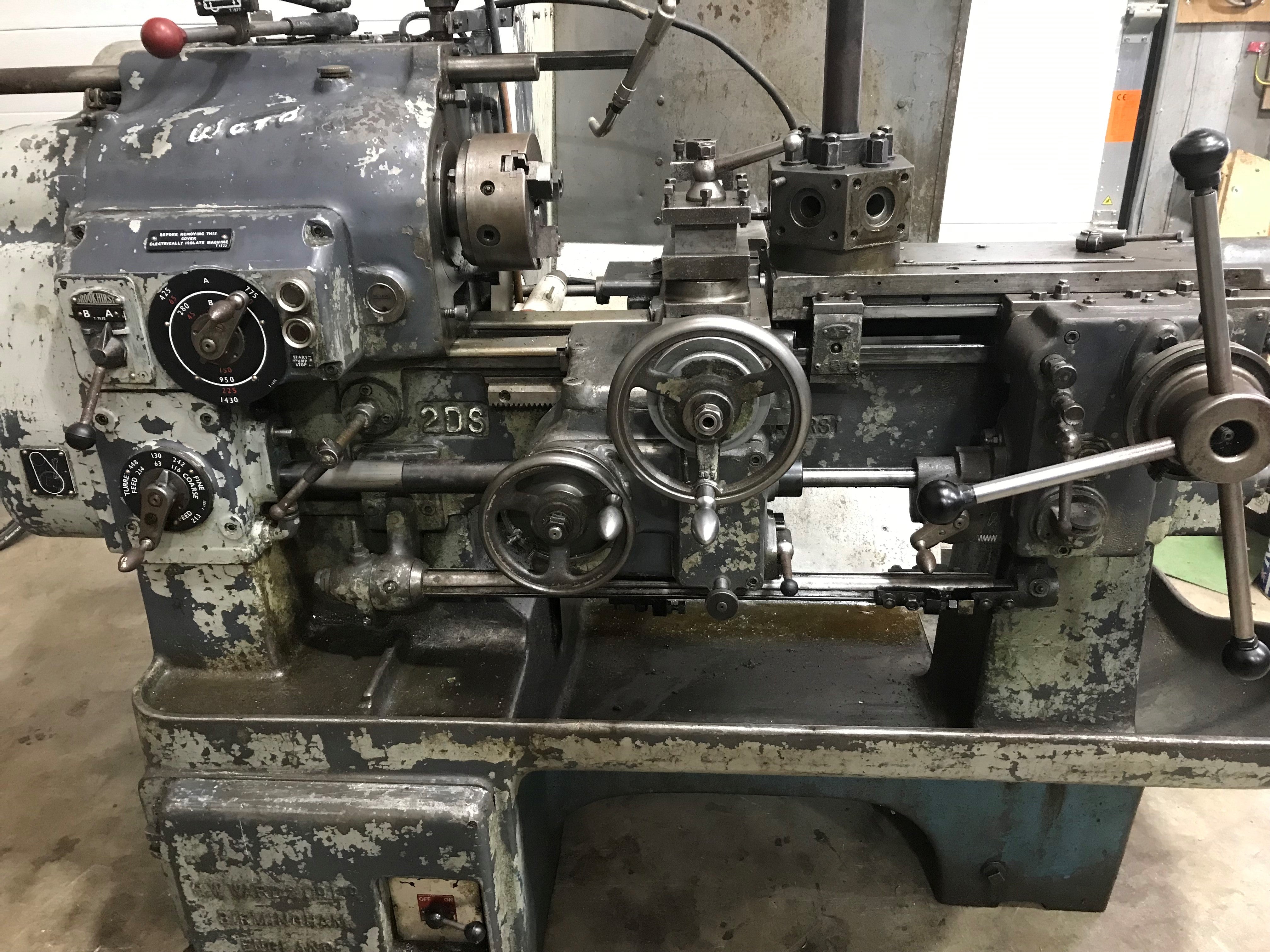 Ward Machine Tools Ward Capstan lathe – George Mudge Shearing